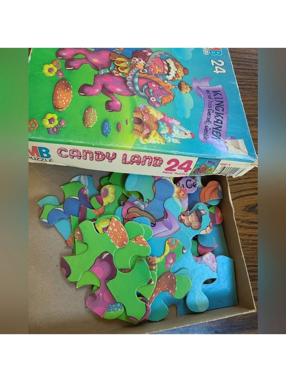 Vintage 80s King Kandy Candy Land Puzzle Complete - Picture 3 of 4